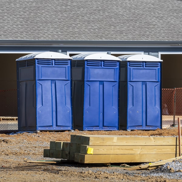 how do you dispose of waste after the porta potties have been emptied in Jamestown PA